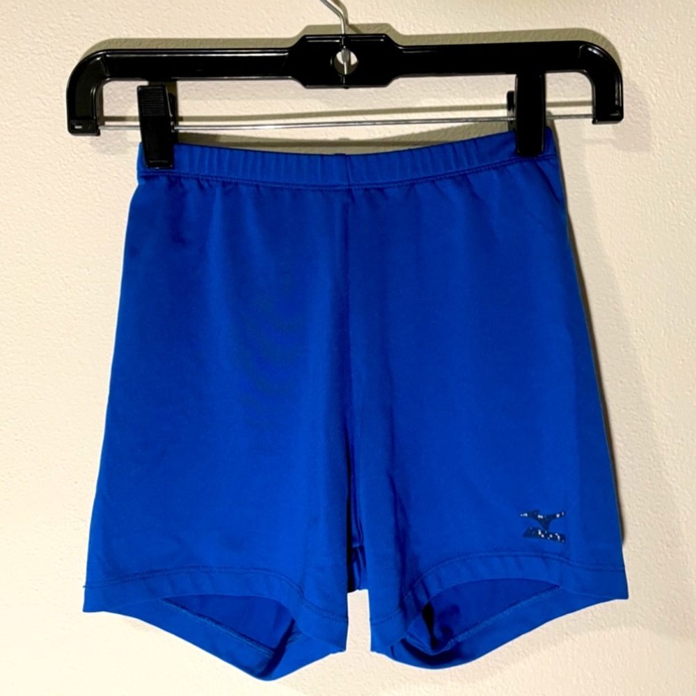 Royal blue high waisted spandex, Size S